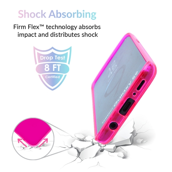 Neon Pink Clear Samsung Case S9 (Used) - Picture 8 of 11